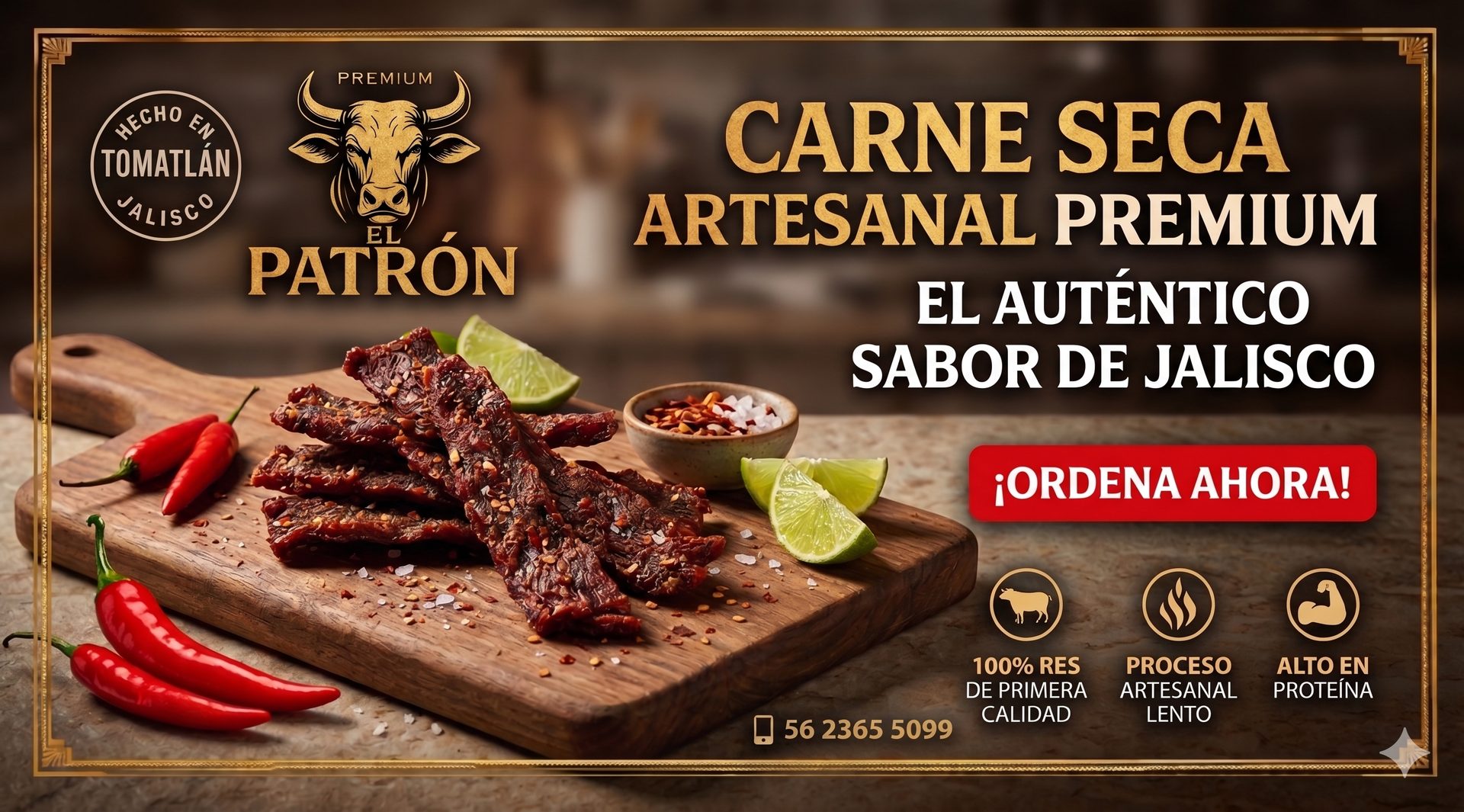 El Patrón — Carne Seca Artesanal Premium